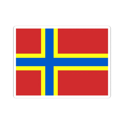 2007 Flag of Orkney (Scotland) STICKER Vinyl Kiss-Cut Decal 6 Inch White - The Sticker Space