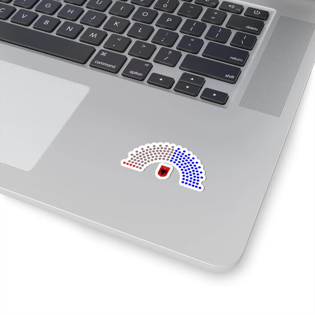 2009 Albanian Parliament Structure (Albania) (Coat of Arms) STICKER Vinyl Kiss-Cut Decal - The Sticker Space