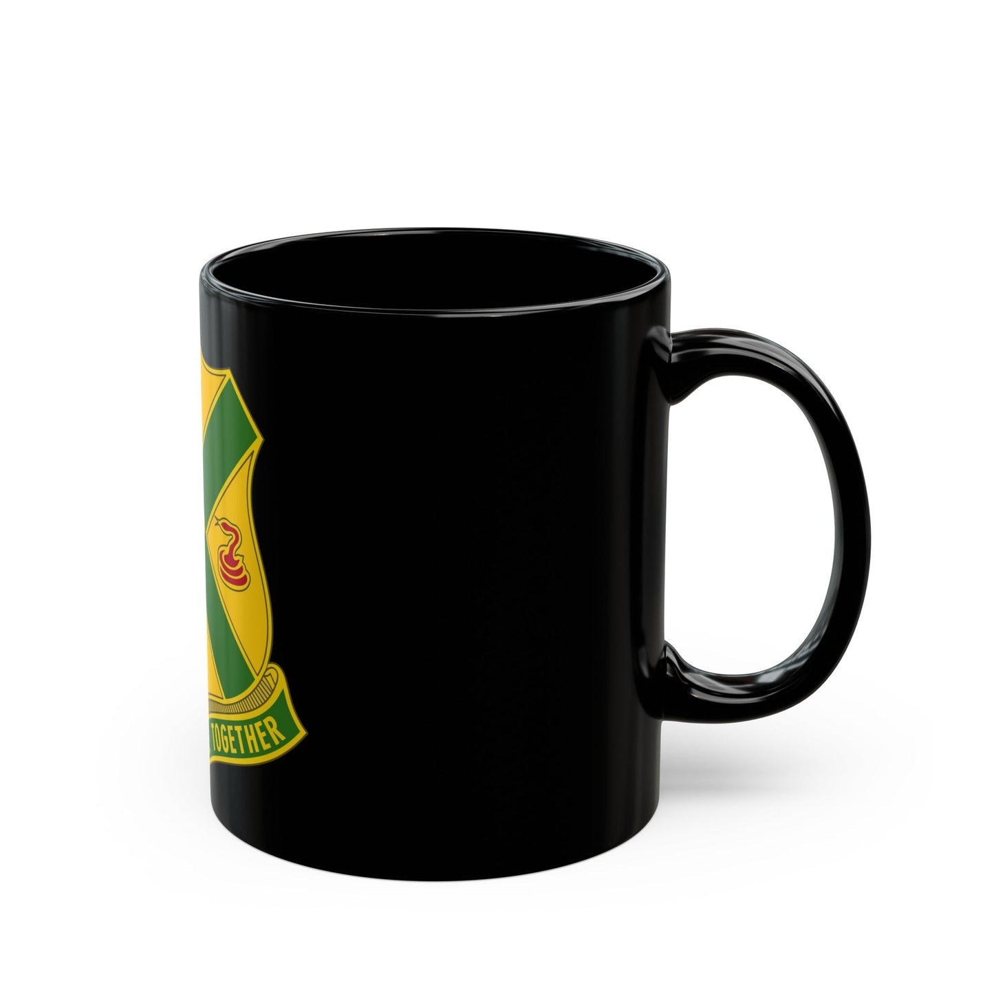 200th Field Artillery Battalion (U.S. Army) Black Coffee Mug-The Sticker Space