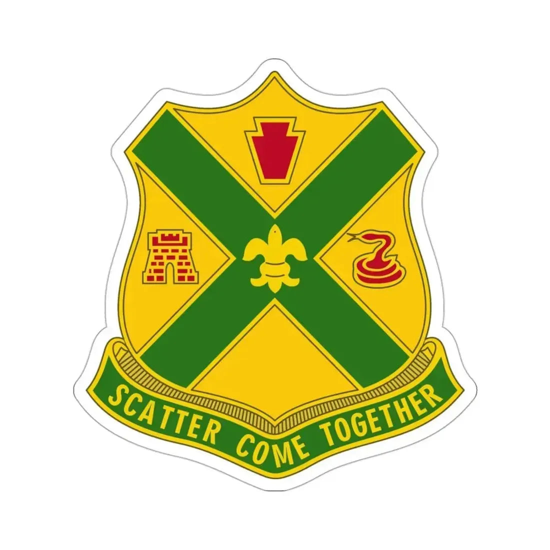200th Field Artillery Battalion (U.S. Army) STICKER Vinyl Die-Cut Decal 3 Inch - The Sticker Space