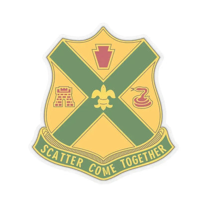 200th Field Artillery Battalion (U.S. Army) STICKER Vinyl Kiss-Cut Decal 4 Inch Transparent - The Sticker Space