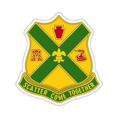200th Field Artillery Battalion (U.S. Army) STICKER Vinyl Kiss-Cut Decal 6 Inch White - The Sticker Space