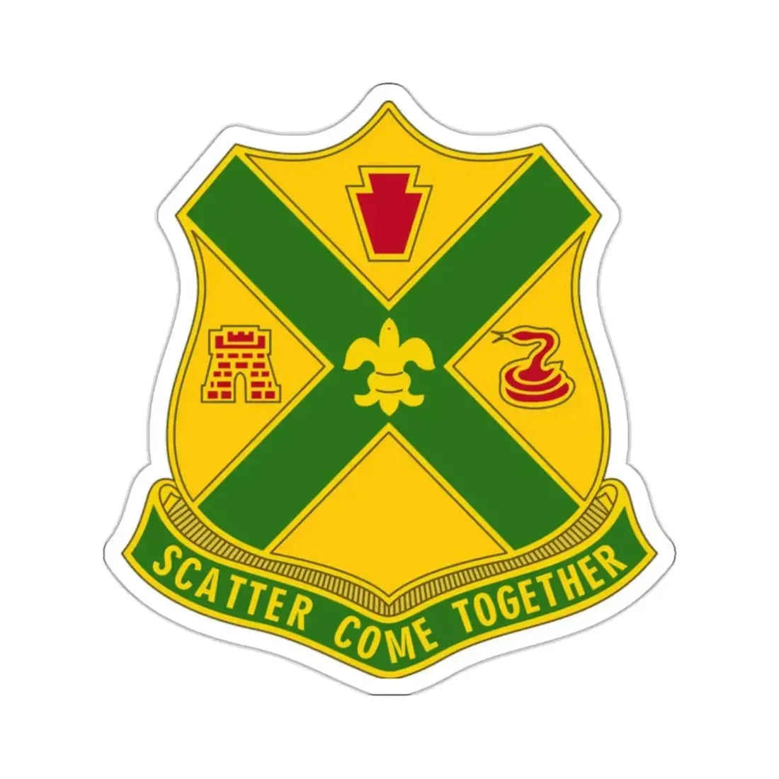 200th Field Artillery Battalion (U.S. Army) STICKER Vinyl Kiss-Cut Decal - The Sticker Space