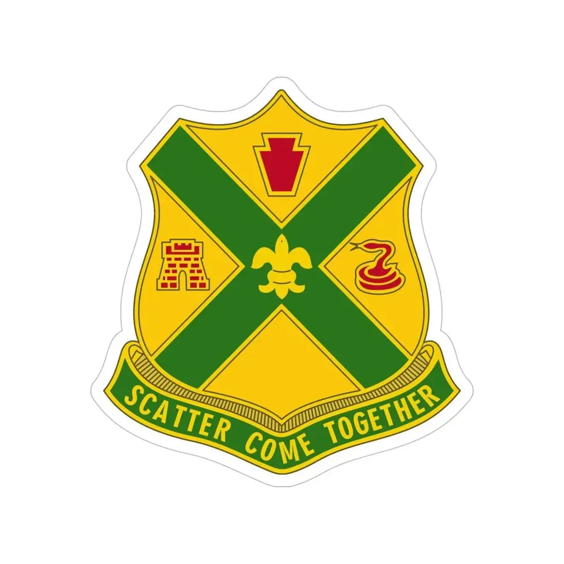 200th Field Artillery Battalion (U.S. Army) Transparent STICKER Die-Cut Vinyl Decal - The Sticker Space