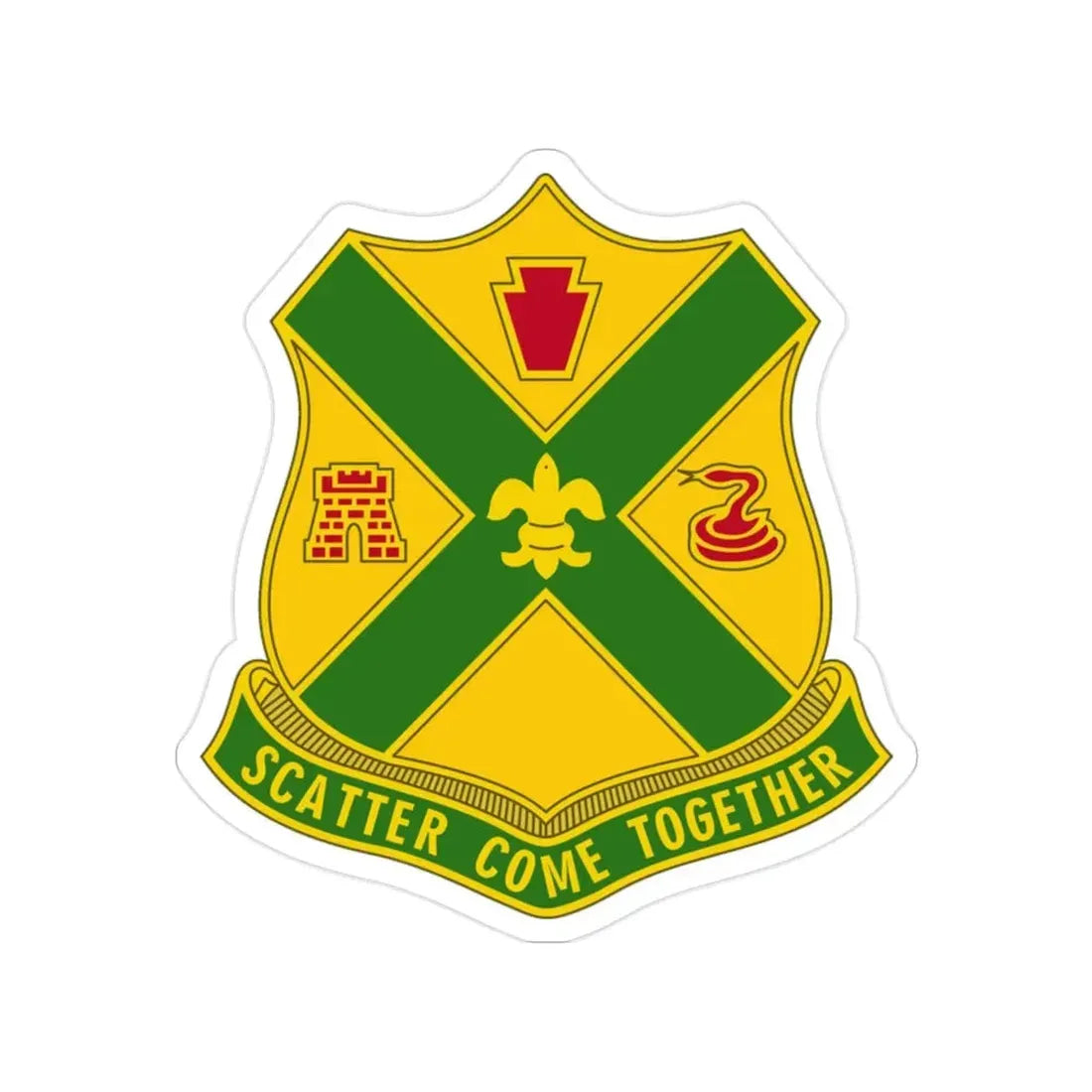 200th Field Artillery Battalion (U.S. Army) Transparent STICKER Die-Cut Vinyl Decal - The Sticker Space