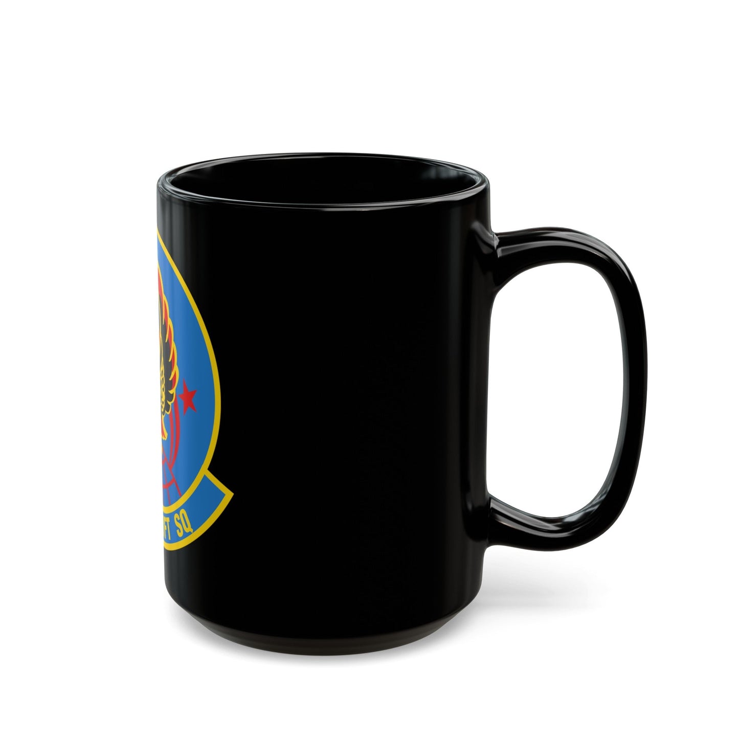 201 Airlift Squadron (U.S. Air Force) Black Coffee Mug-The Sticker Space