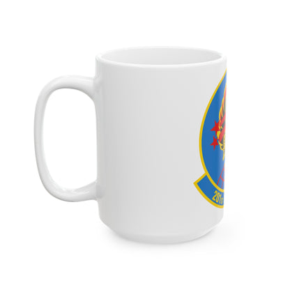 201 Airlift Squadron (U.S. Air Force) White Coffee Mug-The Sticker Space