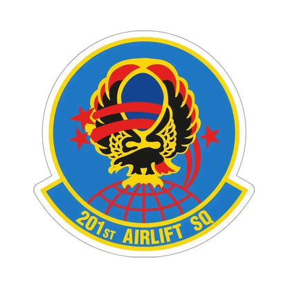 201 Airlift Squadron (U.S. Air Force) STICKER Vinyl Die-Cut Decal 5 Inch - The Sticker Space