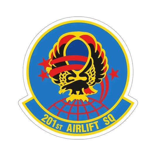 201 Airlift Squadron (U.S. Air Force) STICKER Vinyl Die-Cut Decal 6 Inch - The Sticker Space