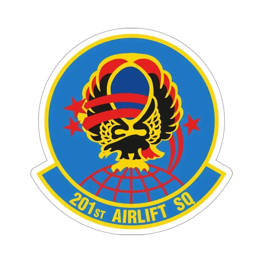 201 Airlift Squadron (U.S. Air Force) STICKER Vinyl Die-Cut Decal - The Sticker Space