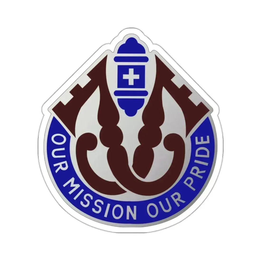 201 Evacuation Hospital (U.S. Army) STICKER Vinyl Die-Cut Decal 2 Inch - The Sticker Space