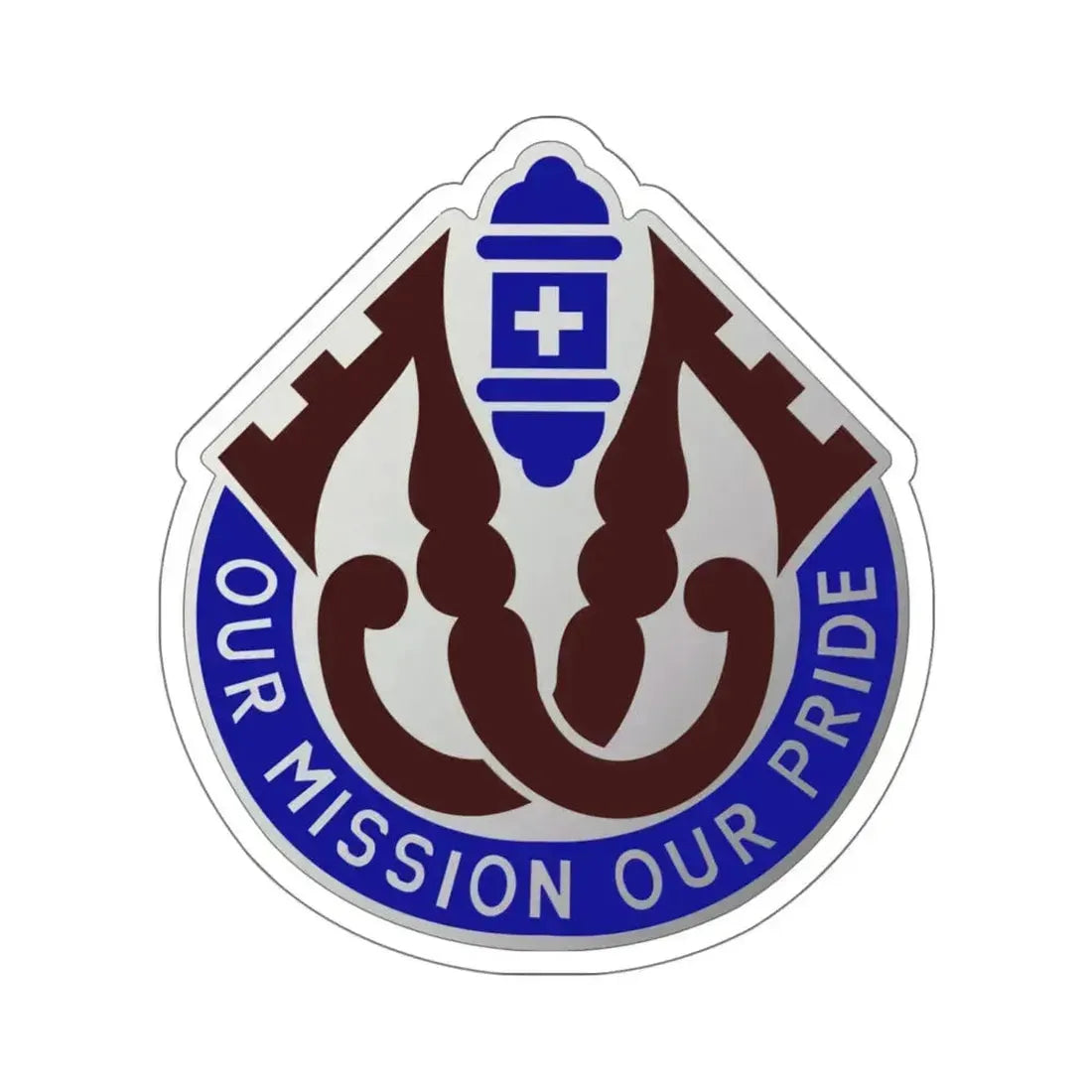 201 Evacuation Hospital (U.S. Army) STICKER Vinyl Die-Cut Decal 4 Inch - The Sticker Space