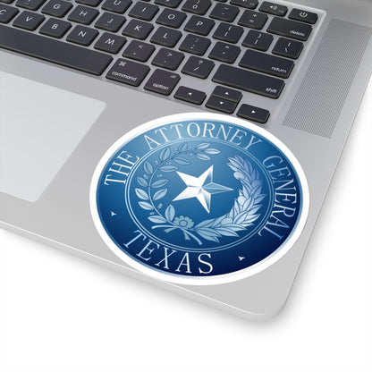 Seal of Texas Attorney General - STICKER Vinyl Kiss-Cut Decal