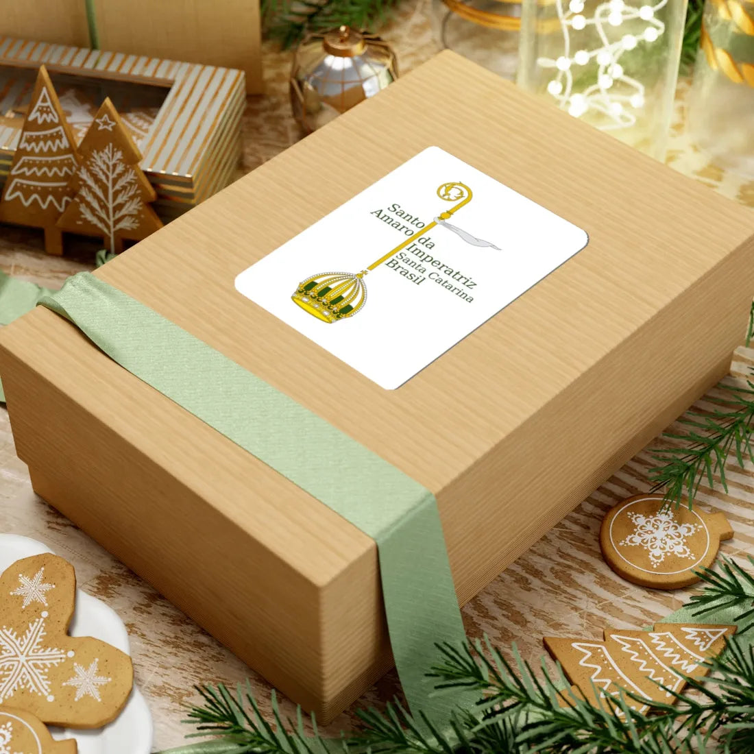 2012-11-19 Logo proposto Santo Amaro da Imperatriz  (Brazil) (Coat of Arms) STICKER Vinyl Kiss-Cut Decal - The Sticker Space