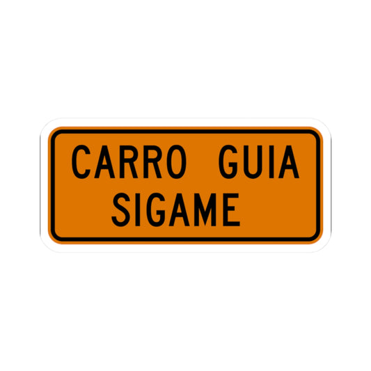 MUTCD-PR G20-4 (Puerto Rico) (Road Sign) STICKER Vinyl Kiss-Cut Decal