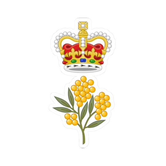 Badge of the Governor-General of Australia St Edwards Crown (Australia) (Coat of Arms) STICKER Vinyl Kiss-Cut Decal