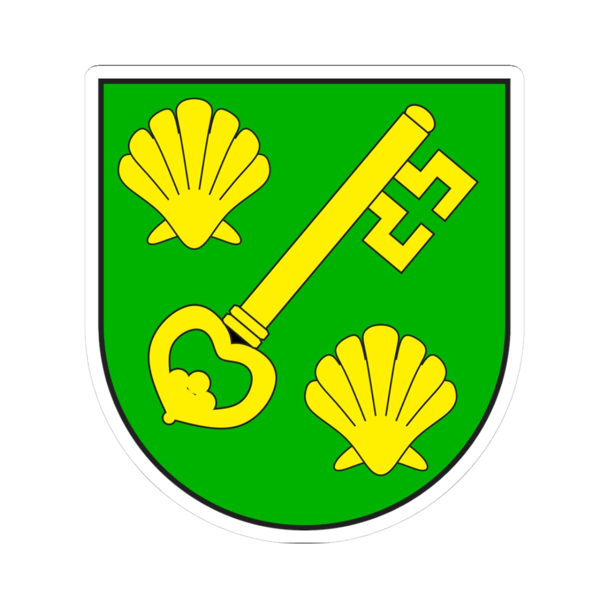 Selma wappen (Switzerland) (Coat of Arms) STICKER Vinyl Kiss-Cut Decal