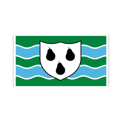 Flag of Worcestershire (England) STICKER Vinyl Kiss-Cut Decal