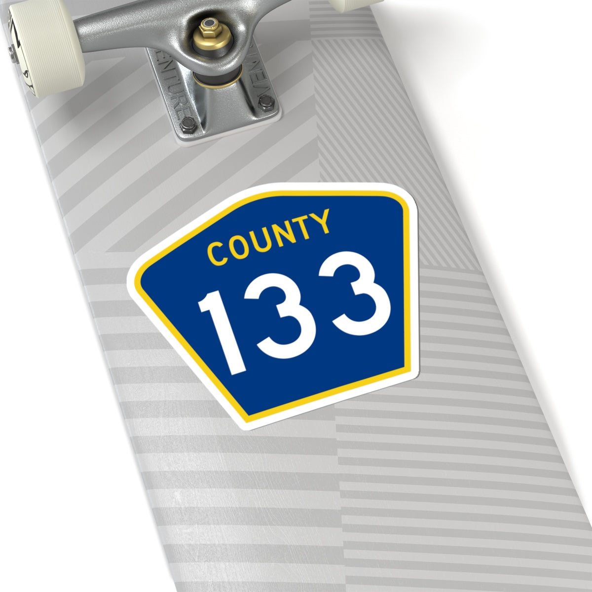 County 133 MN (Minnesota) (Road Sign) STICKER Vinyl Kiss-Cut Decal