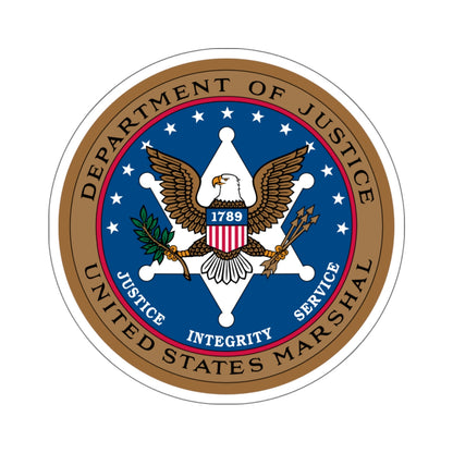 Seal of the United States Marshals Service - STICKER Vinyl Kiss-Cut Decal