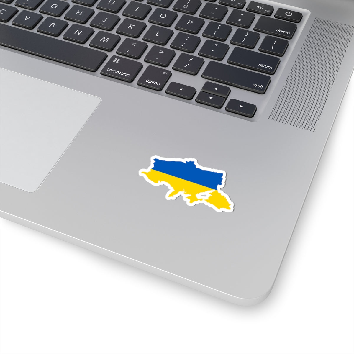 Flag map of Ukrainian Peoples Republic (Ukraine) STICKER Vinyl Kiss-Cut Decal