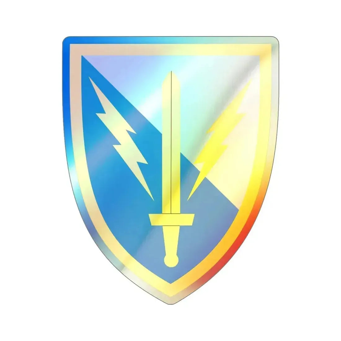 201st Expeditionary Military Intelligence Brigade (U.S. Army) Holographic STICKER Die-Cut Vinyl Decal - The Sticker Space