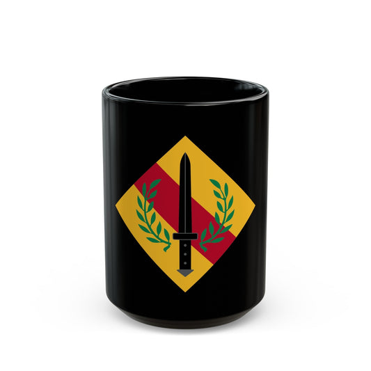 201st Regional Support Group (U.S. Army) Black Coffee Mug-15oz-The Sticker Space