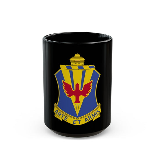 202 Air Defense Artillery Regiment (U.S. Army) Black Coffee Mug-15oz-The Sticker Space