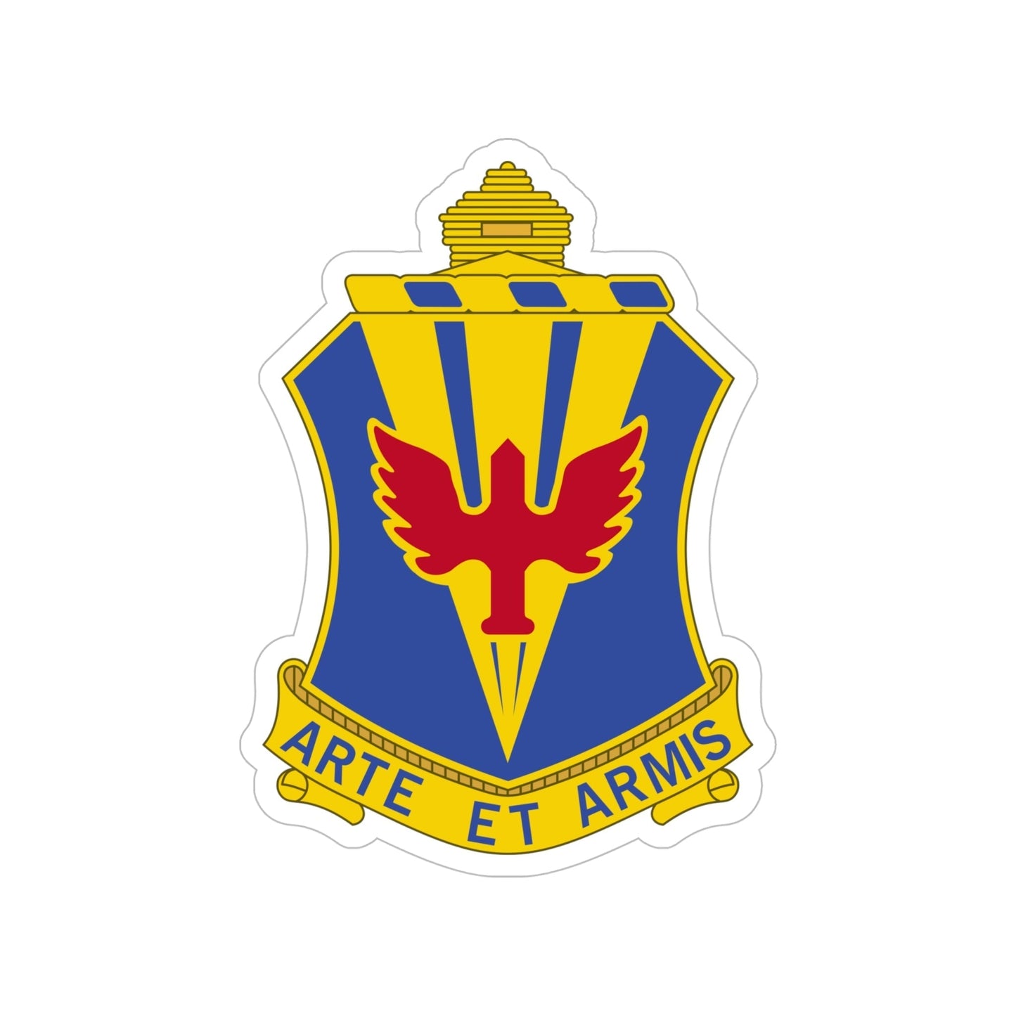 202 Air Defense Artillery Regiment (U.S. Army) Transparent STICKER Die-Cut Vinyl Decal-6 Inch-The Sticker Space