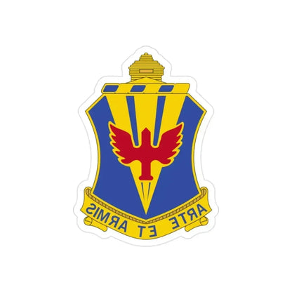 202 Air Defense Artillery Regiment (U.S. Army) REVERSE PRINT Transparent Die-Cut STICKER 2 Inch Die-Cut Transparent - The Sticker Space