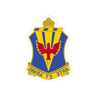 202 Air Defense Artillery Regiment (U.S. Army) REVERSE PRINT Transparent Die-Cut STICKER - The Sticker Space