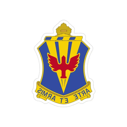 202 Air Defense Artillery Regiment (U.S. Army) REVERSE PRINT Transparent Die-Cut STICKER - The Sticker Space