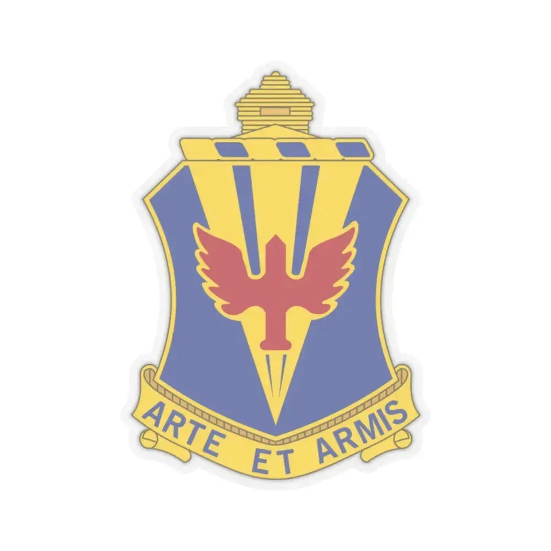 202 Air Defense Artillery Regiment (U.S. Army) STICKER Vinyl Kiss-Cut Decal 2 Inch Transparent - The Sticker Space