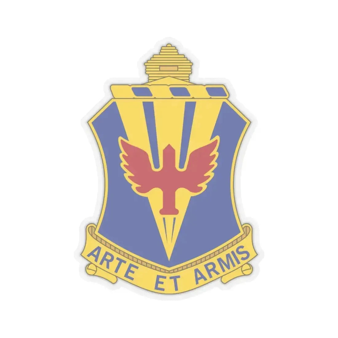 202 Air Defense Artillery Regiment (U.S. Army) STICKER Vinyl Kiss-Cut Decal 3 Inch Transparent - The Sticker Space