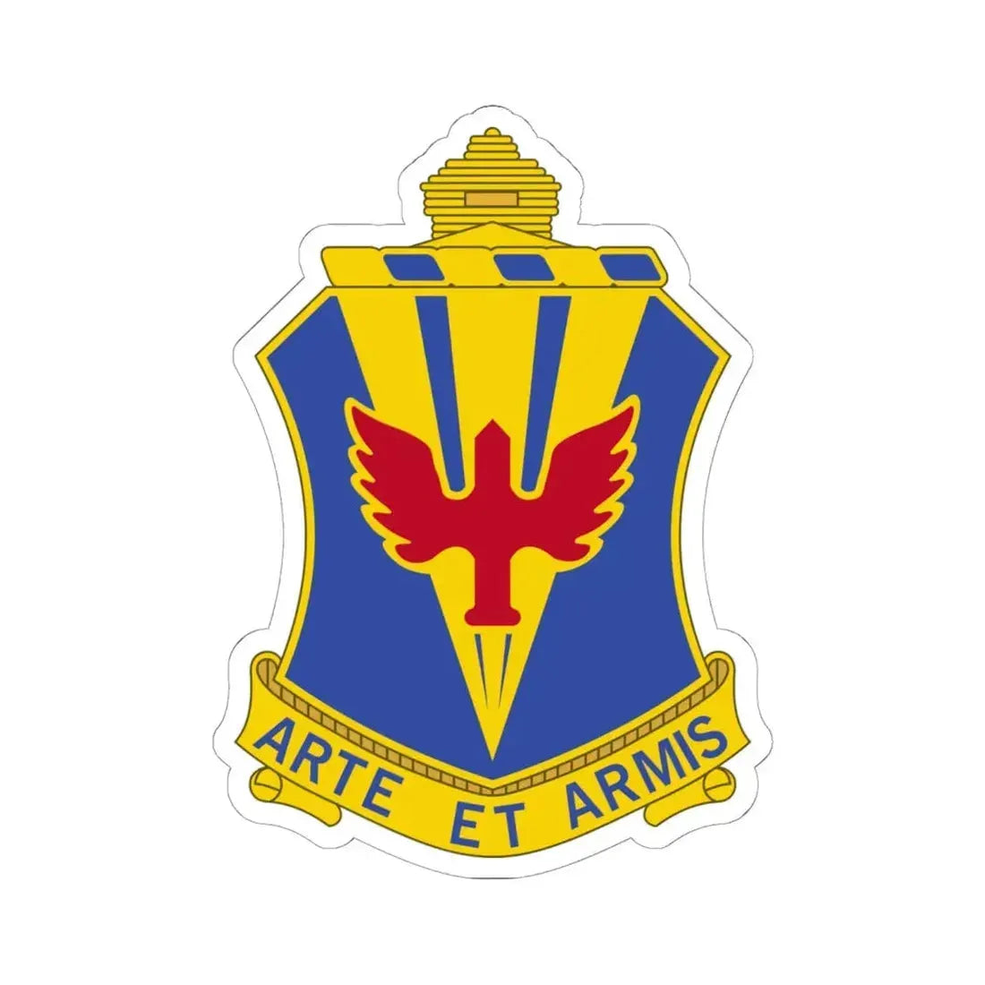 202 Air Defense Artillery Regiment (U.S. Army) STICKER Vinyl Kiss-Cut Decal 6 Inch White - The Sticker Space