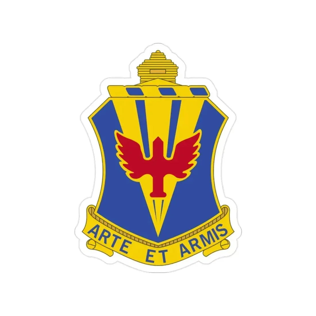 202 Air Defense Artillery Regiment (U.S. Army) Transparent STICKER Die-Cut Vinyl Decal 2 Inch - The Sticker Space
