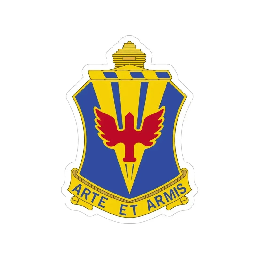 202 Air Defense Artillery Regiment (U.S. Army) Transparent STICKER Die-Cut Vinyl Decal 4 Inch - The Sticker Space
