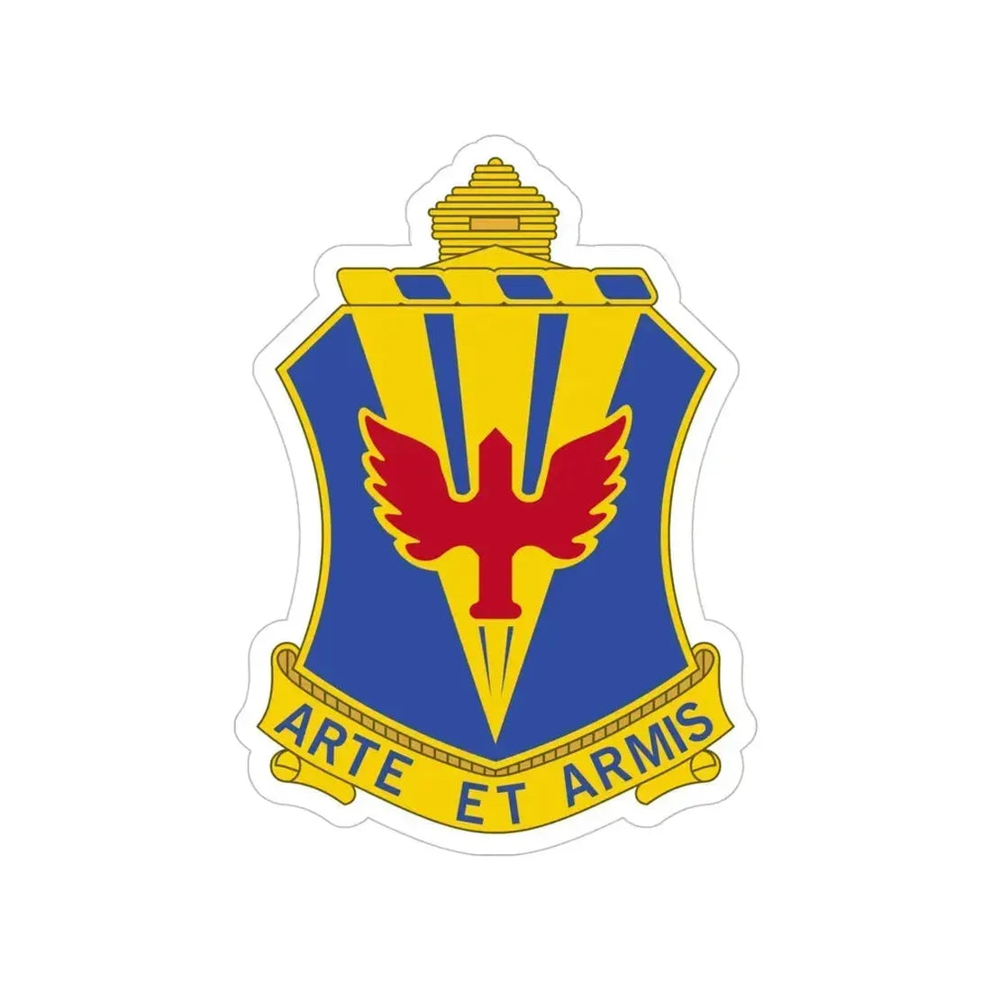 202 Air Defense Artillery Regiment (U.S. Army) Transparent STICKER Die-Cut Vinyl Decal 5 Inch - The Sticker Space