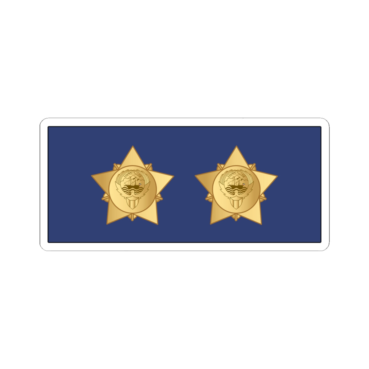 06. KAF CWO (Kuwait) (Military Rank) STICKER Vinyl Kiss-Cut Decal