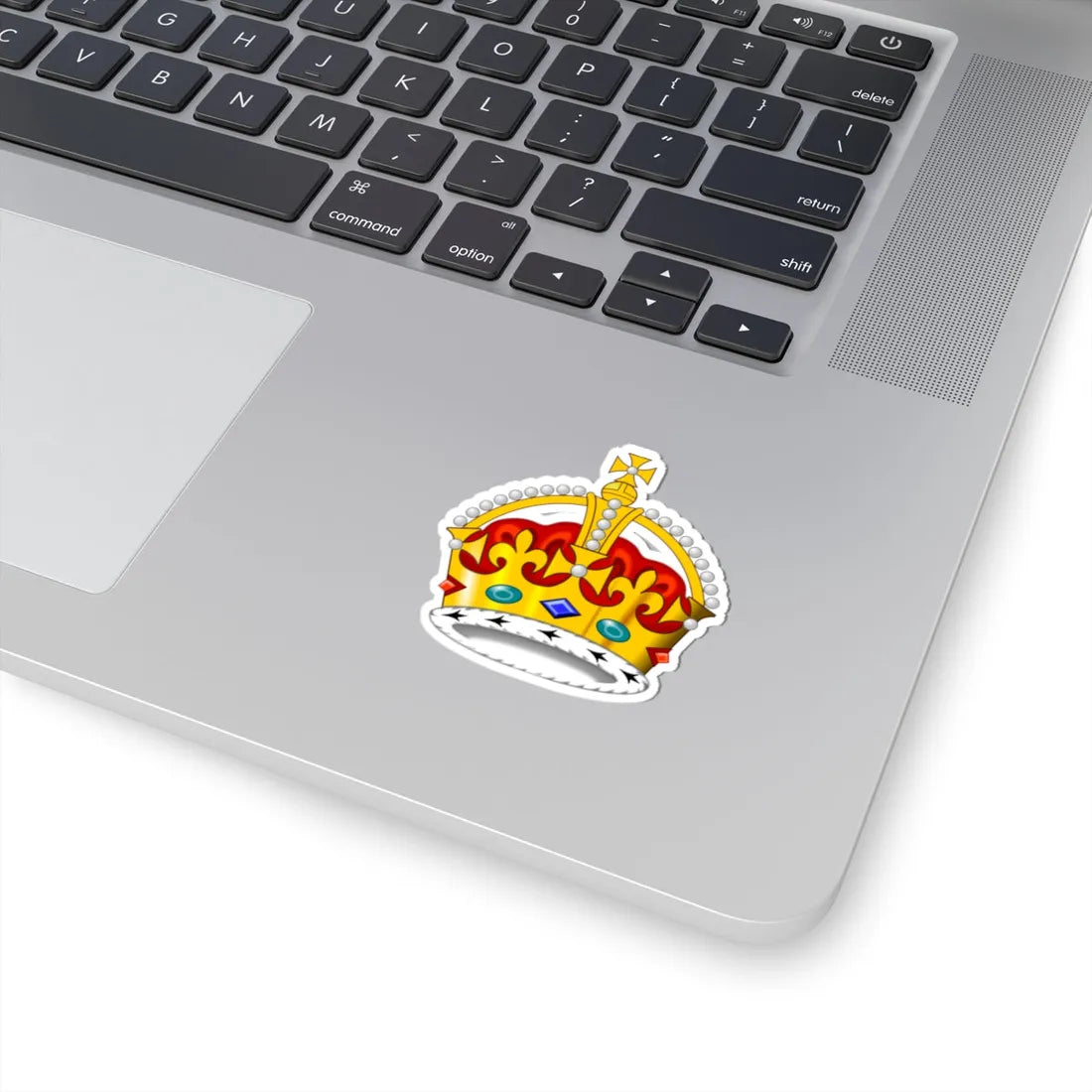 2022 pattern Tudor Crown 3D (United Kingdom) (Coat of Arms) STICKER Vinyl Kiss-Cut Decal - The Sticker Space