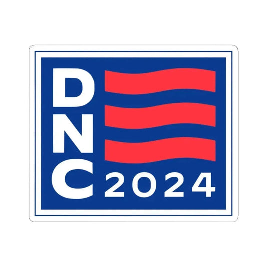 2024 DNC Logo (United States) (Political) STICKER Vinyl Kiss-Cut Decal 2 Inch White - The Sticker Space