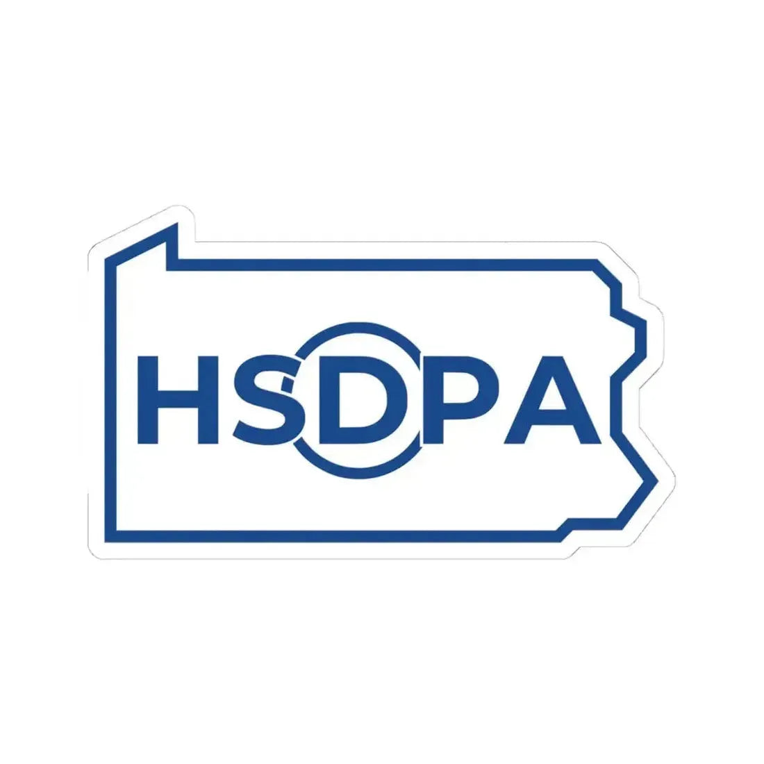 2024 HSDPA logo (United States) (Political) STICKER Vinyl Kiss-Cut Decal 4 Inch White - The Sticker Space
