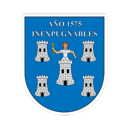 Escudo de Allo (Spain) (Coat of Arms) STICKER Vinyl Kiss-Cut Decal