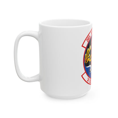 203 Air Refueling Squadron (U.S. Air Force) White Coffee Mug-The Sticker Space