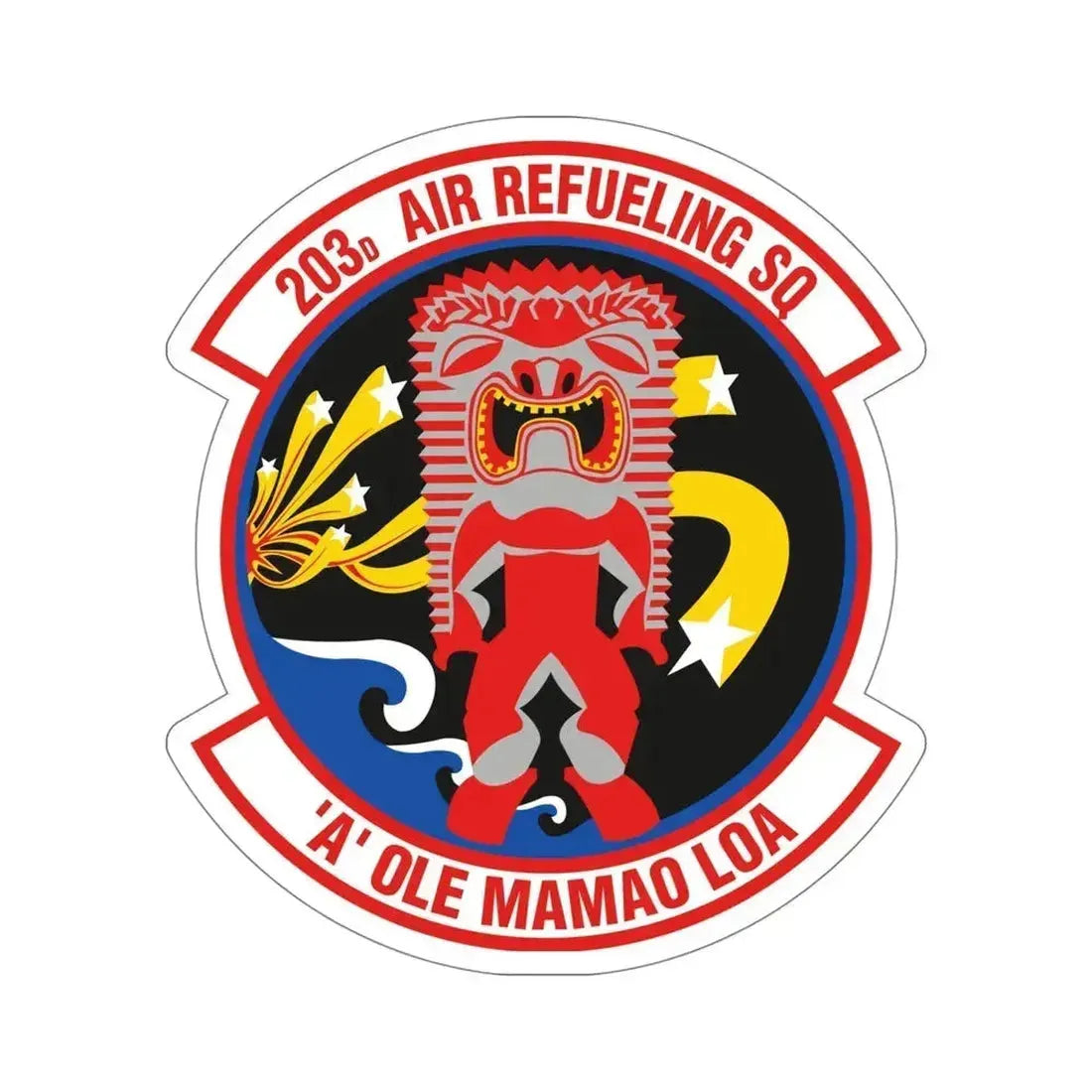 203 Air Refueling Squadron (U.S. Air Force) STICKER Vinyl Die-Cut Decal 5 Inch - The Sticker Space