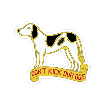 203 Engineer Battalion (U.S. Army) Transparent STICKER Die-Cut Vinyl Decal 3 Inch - The Sticker Space