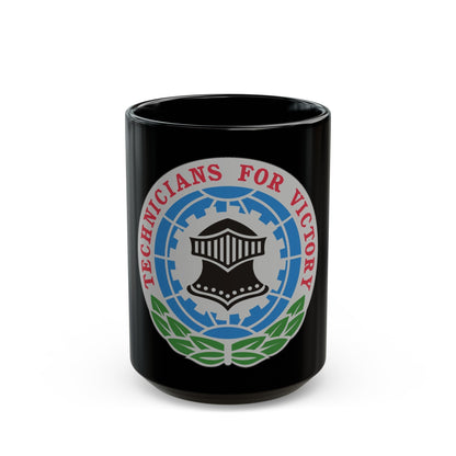 203 Military Intelligence Battalion (U.S. Army) Black Coffee Mug-15oz-The Sticker Space