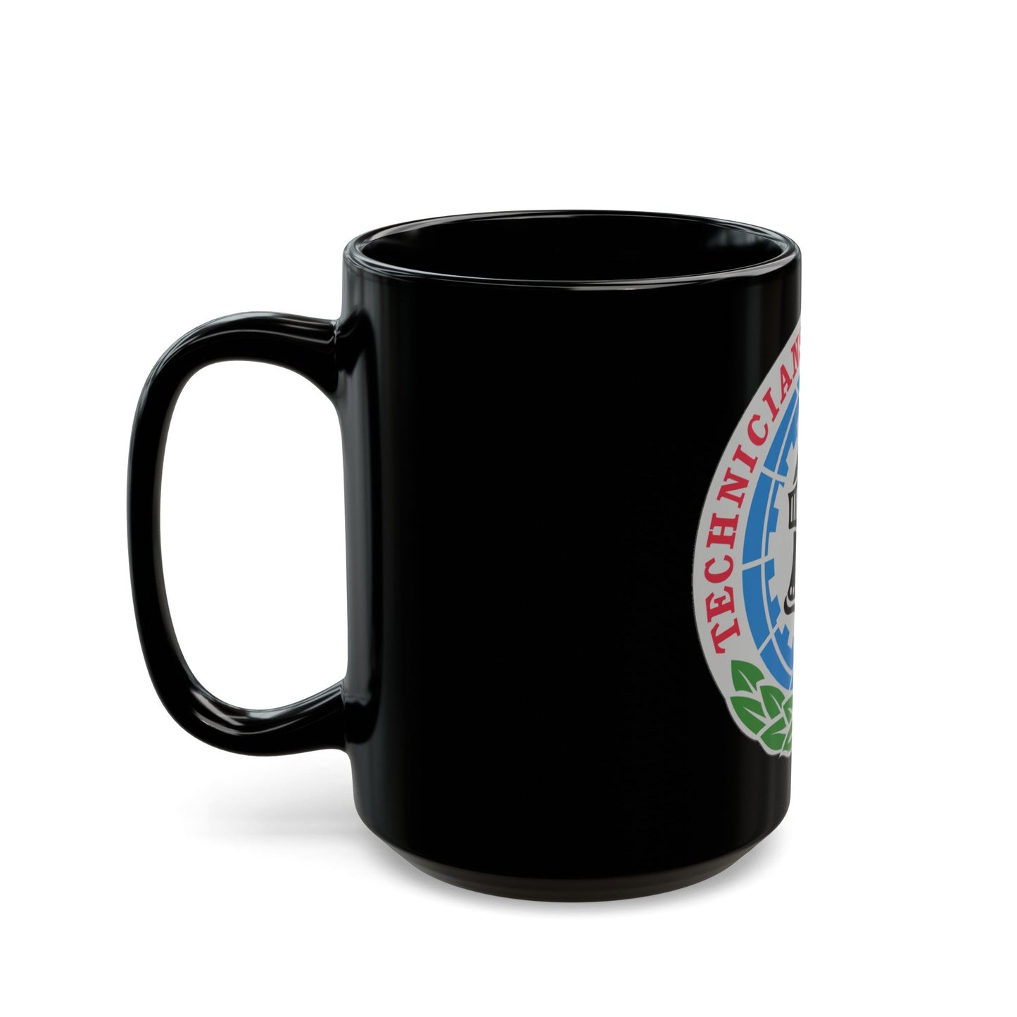 203 Military Intelligence Battalion (U.S. Army) Black Coffee Mug-The Sticker Space