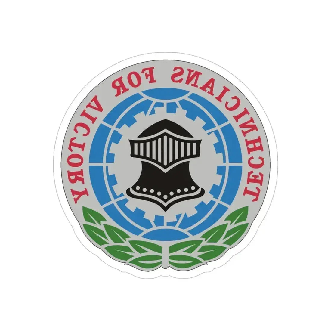 203 Military Intelligence Battalion (U.S. Army) REVERSE PRINT Transparent Die-Cut STICKER 4 Inch Die-Cut Transparent - The Sticker Space