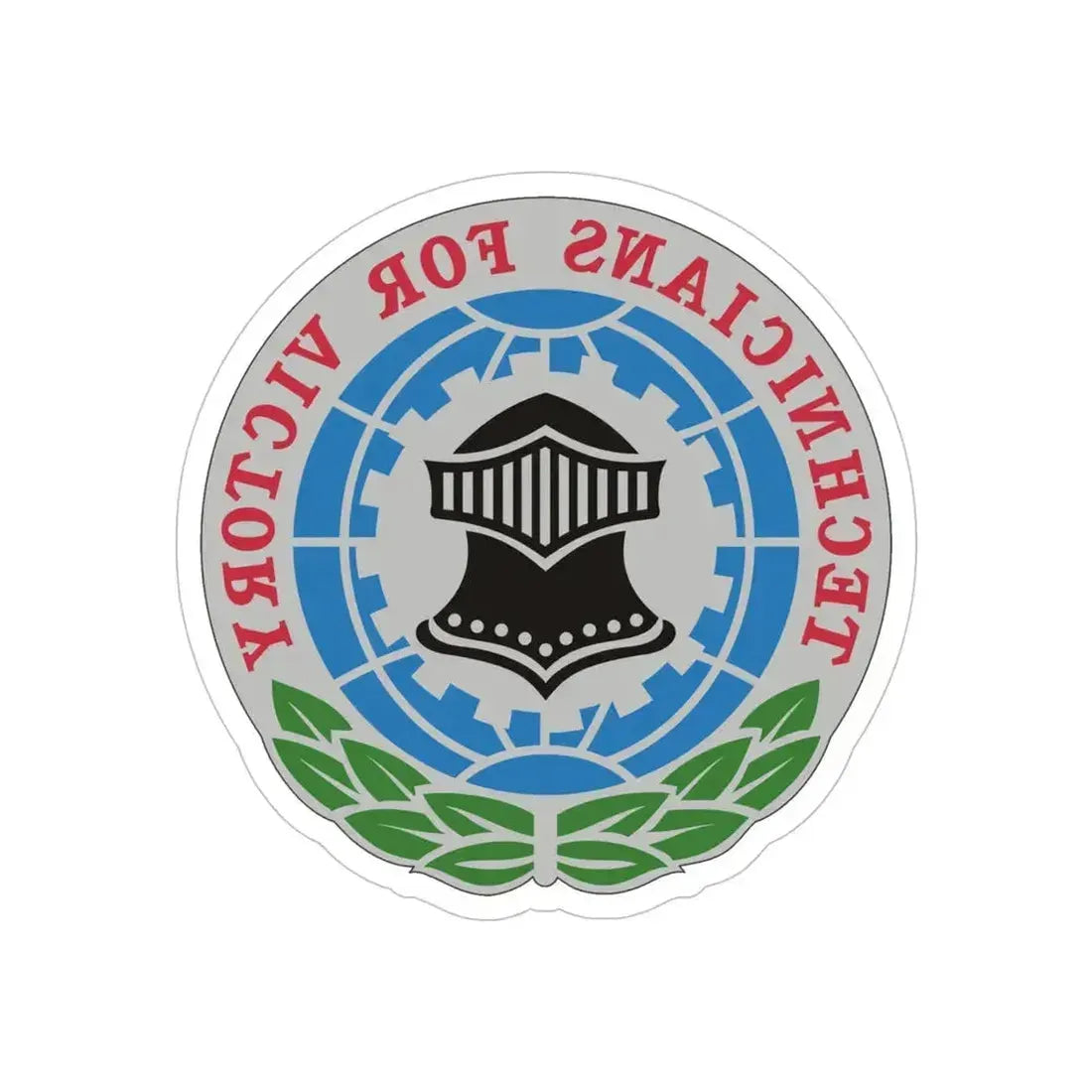 203 Military Intelligence Battalion (U.S. Army) REVERSE PRINT Transparent Die-Cut STICKER 5 Inch Die-Cut Transparent - The Sticker Space